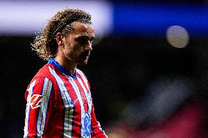 格列茲曼打破自今年2月的西甲進球荒，生涯馬德里德比打進10球