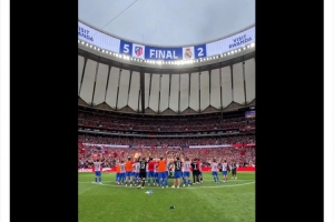 全場沸騰！馬競官推放出該隊5-2擊敗皇馬后慶祝的視頻