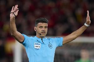 官方公布歐冠曼城vs摩納哥裁判組：西班牙名哨曼薩諾主裁