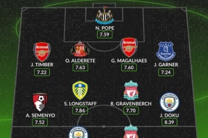 Whoscored評(píng)英超9月最佳陣：哈蘭德、?；倏恕⒓硬祭锇栐诹? >
                                        </div>
                                    </div>
                                                                        <div   id=