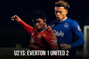6戰(zhàn)全勝領跑！曼聯U21隊2-1埃弗頓U21，弗萊徹之子首開記錄