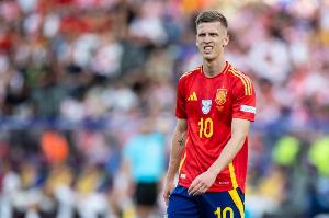 馬卡報：奧爾莫因傷退出西班牙隊訓練，很可能無緣出戰格魯吉亞