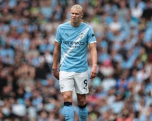 哈蘭德已經連續6輪英超破門，距個人最佳紀錄僅差一場