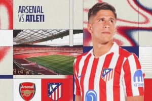 馬競曬歐冠客戰阿森納海報：朱利亞諾-西蒙尼單人出鏡