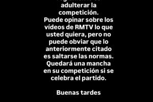 卡瓦哈爾回應(yīng)特巴斯：隨你怎么說皇馬TV，但海外賽就是違反規(guī)則