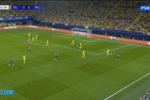 哈蘭德連續12場破門！哈蘭德中路包抄右腳破門，曼城1-0領先黃潛