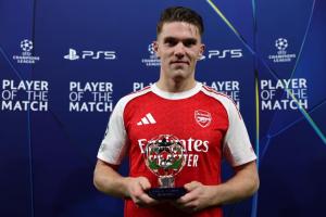 官方：約克雷斯當(dāng)選阿森納4-0馬競?cè)珗?chǎng)最佳球員