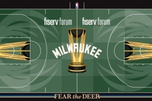 看得人眼花繚亂！NBA杯重磅來襲 各支球隊祭出五顏六色的地板