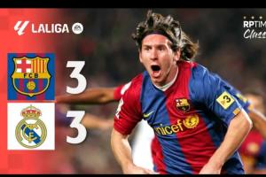 巨星崛起！07年國家德比，19歲梅西帽子戲法，巴薩3-3絕平皇馬