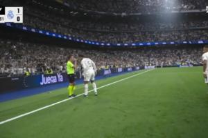 這次沒越位！貝林厄姆助攻后找邊裁說了些什么，邊裁回應(yīng)??手勢