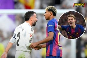 德容談沖突：卡瓦哈爾可以私下和亞馬爾談，而不是在場上做手勢