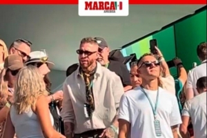 皇馬老隊友重聚，拉莫斯和納瓦斯一同觀看F1墨西哥大獎賽