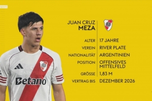 德天空：多特有意17歲的克魯塞羅后衛普拉斯特、河床攻擊手梅薩