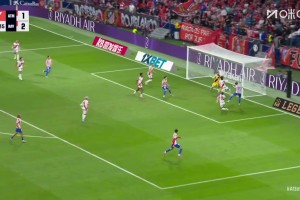 光速扳平！阿爾瓦雷斯補(bǔ)射破門，馬競(jìng)第81分鐘2-2巴列卡諾